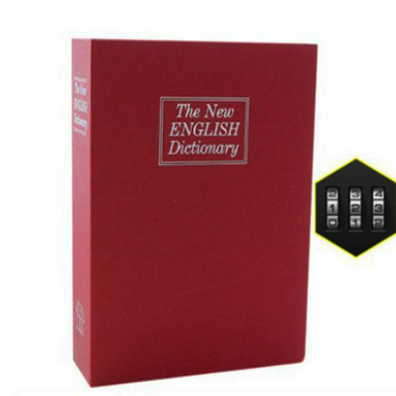 Dictionary Mini Safe Box Book Money Hide Secret Security Safe Lock Cash Money Storage Jewelry Locker