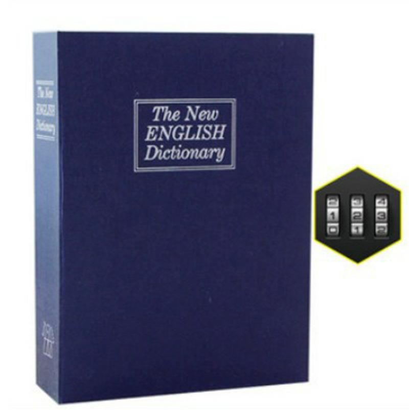 Dictionary Mini Safe Box Book Money Hide Secret Security Safe Lock Cash Money Storage Jewelry Locker