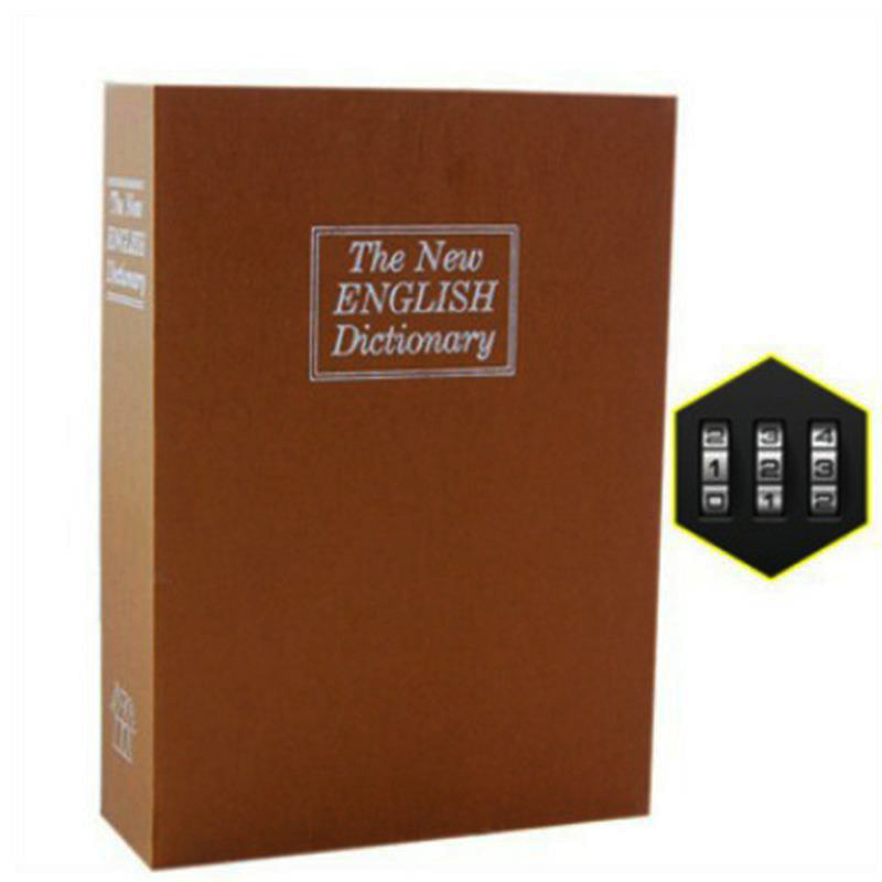 Dictionary Mini Safe Box Book Money Hide Secret Security Safe Lock Cash Money Storage Jewelry Locker