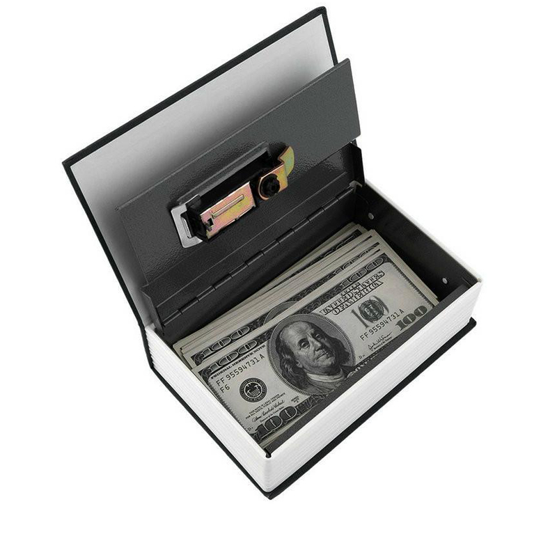 Dictionary Mini Safe Box Book Money Hide Secret Security Safe Lock Cash Money Storage Jewelry Locker