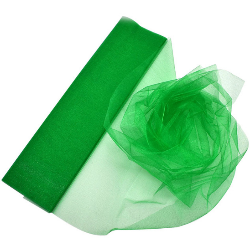 Mariage Yarn Tulle Roll Sheer Crystal Organza Fabric Birthday Event Party Wedding Decoration