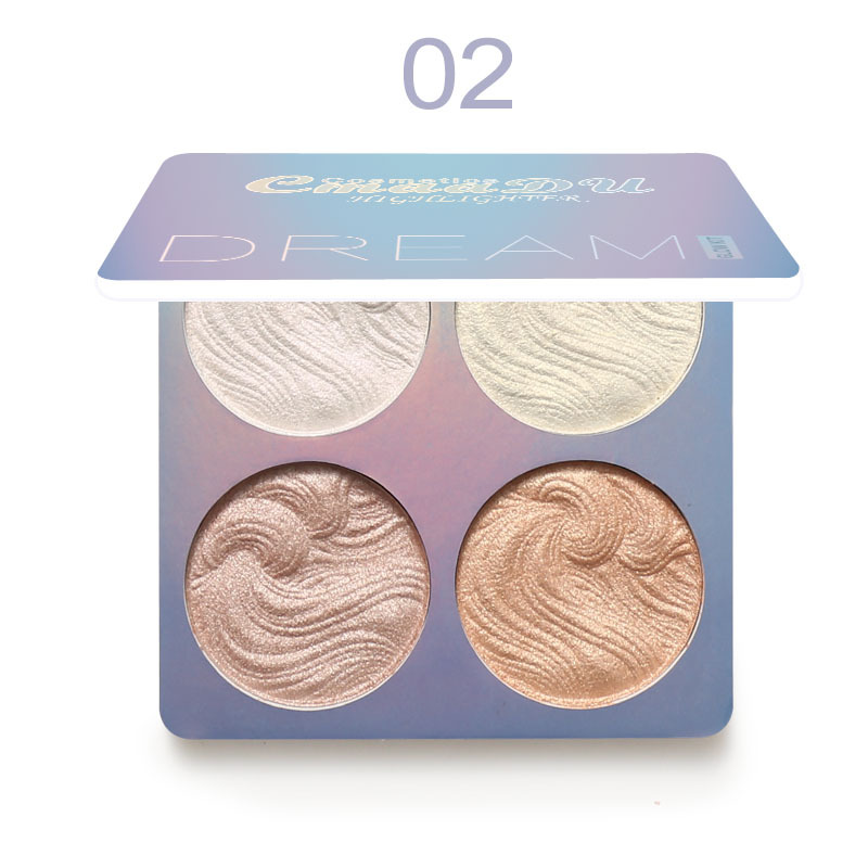 New Highlighter Powder Palette High Gloss Shimmer Powder Bronzer Repair Haileyter Pallet Makeup
