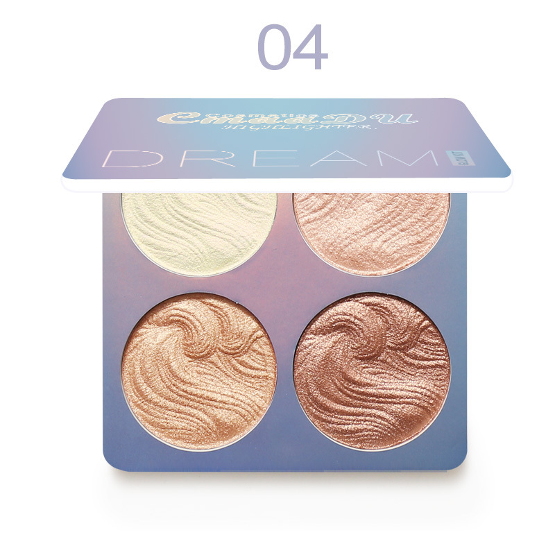 New Highlighter Powder Palette High Gloss Shimmer Powder Bronzer Repair Haileyter Pallet Makeup