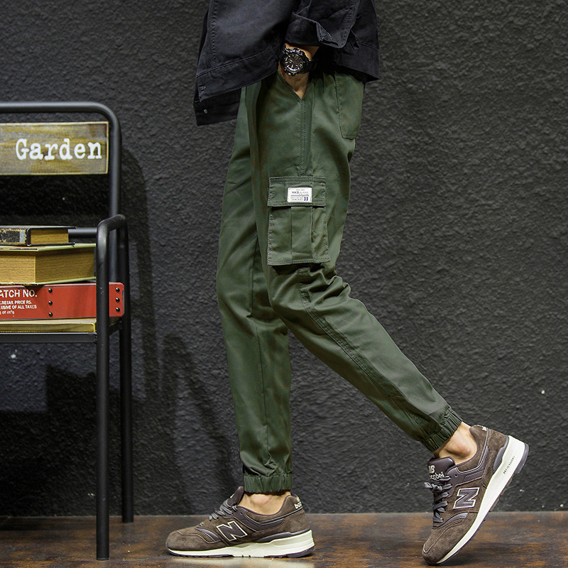 M&amp;J Brand Men Pants Hip Hop Harem Joggers Cotton Pants Male Trousers Mens Solid  Pants Sweatpants