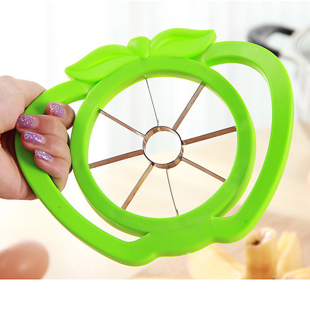 Kitchen Apple Slicer Corer Cutter Pear Fruit Divider Tool Comfort Handle for Kitchen Apple Peeler