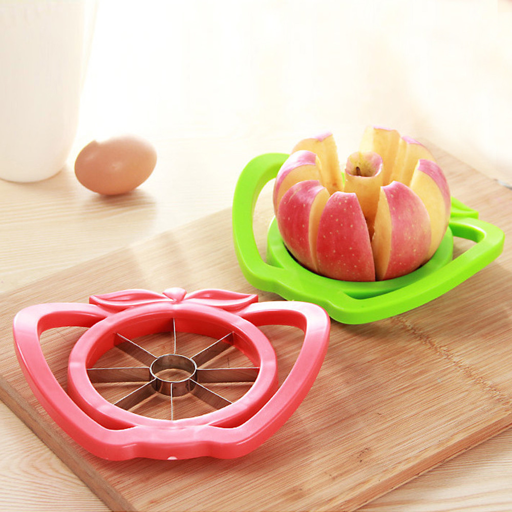 Kitchen Apple Slicer Corer Cutter Pear Fruit Divider Tool Comfort Handle for Kitchen Apple Peeler