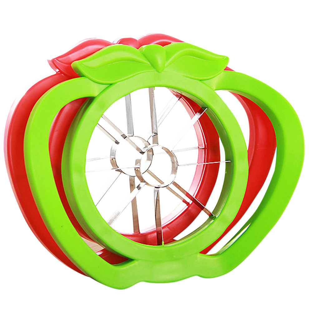 Kitchen Apple Slicer Corer Cutter Pear Fruit Divider Tool Comfort Handle for Kitchen Apple Peeler
