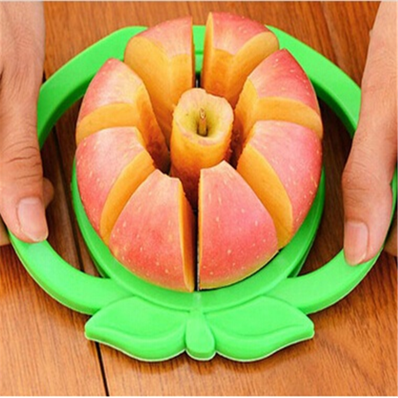 Kitchen Apple Slicer Corer Cutter Pear Fruit Divider Tool Comfort Handle for Kitchen Apple Peeler