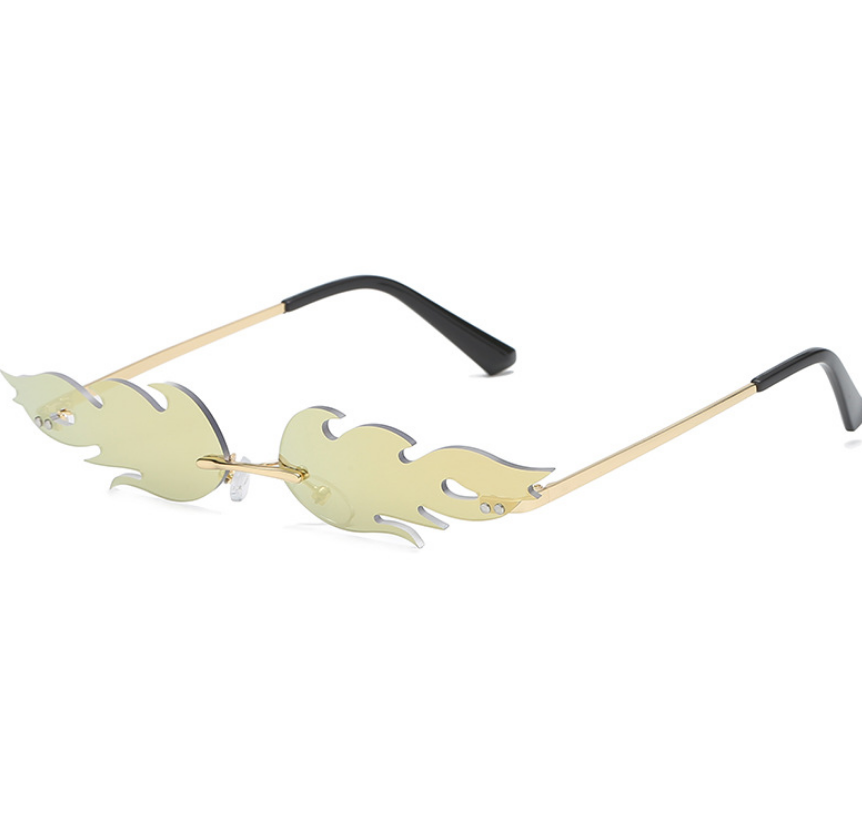 Cat Eye Sunglasses Women Vintage Brand Designer Glasses Men Metal Women Trendy Mirror Eyewear UV400
