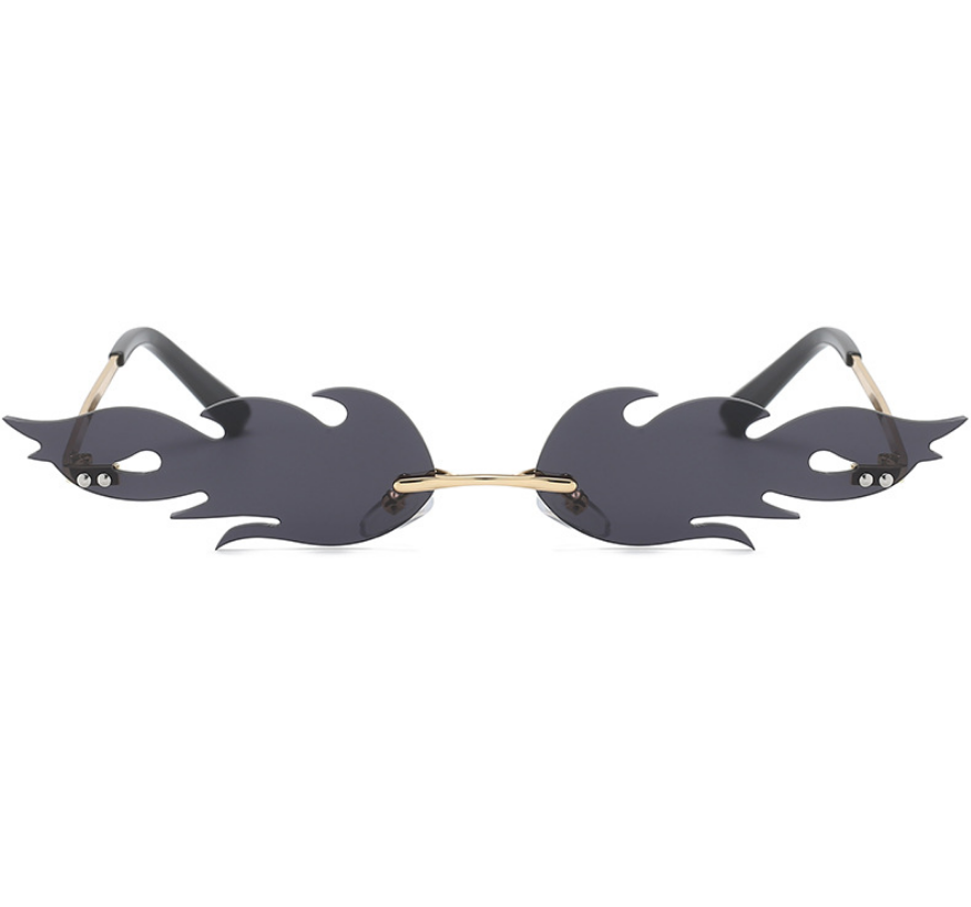 Cat Eye Sunglasses Women Vintage Brand Designer Glasses Men Metal Women Trendy Mirror Eyewear UV400