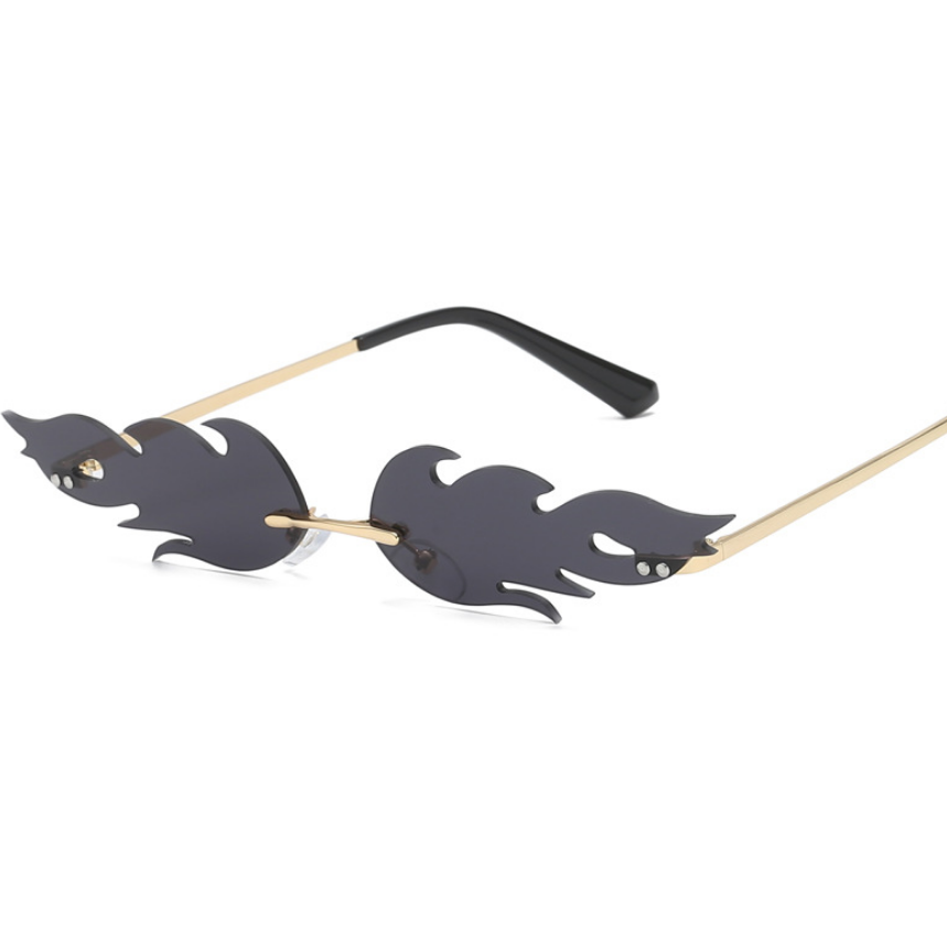 Cat Eye Sunglasses Women Vintage Brand Designer Glasses Men Metal Women Trendy Mirror Eyewear UV400