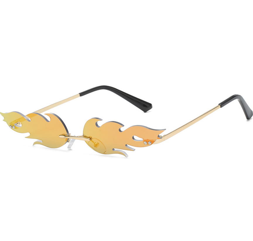 Cat Eye Sunglasses Women Vintage Brand Designer Glasses Men Metal Women Trendy Mirror Eyewear UV400
