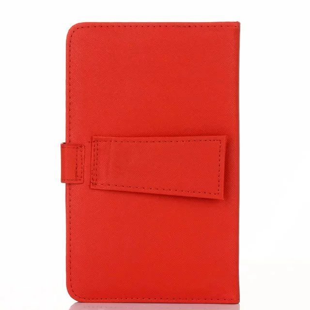 Phones Case PU Leather Flip Case Wired Keyboard Holster Universal Protector for Samsung Xiaomi