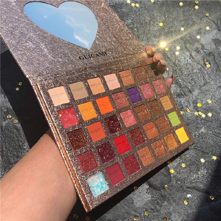 INS Hot Eyeshadow Palletes 35 Colors Powder Pigmented Shadows Glitter Diamond Makeup Eye Shadow Palette