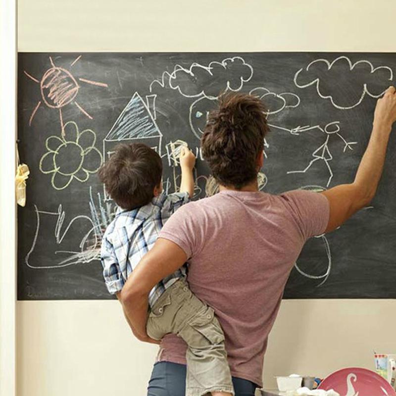 Black Board Multifunction Chalkboard Learning Message Board Wall Decal Chalkboard Wall Stickers