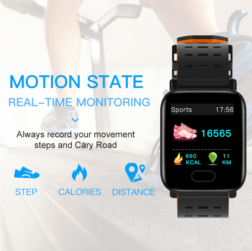 Smart Watches Heart Rate Monitor Sport Fitness Tracker Blood Pressure For iPhone Phones infinix