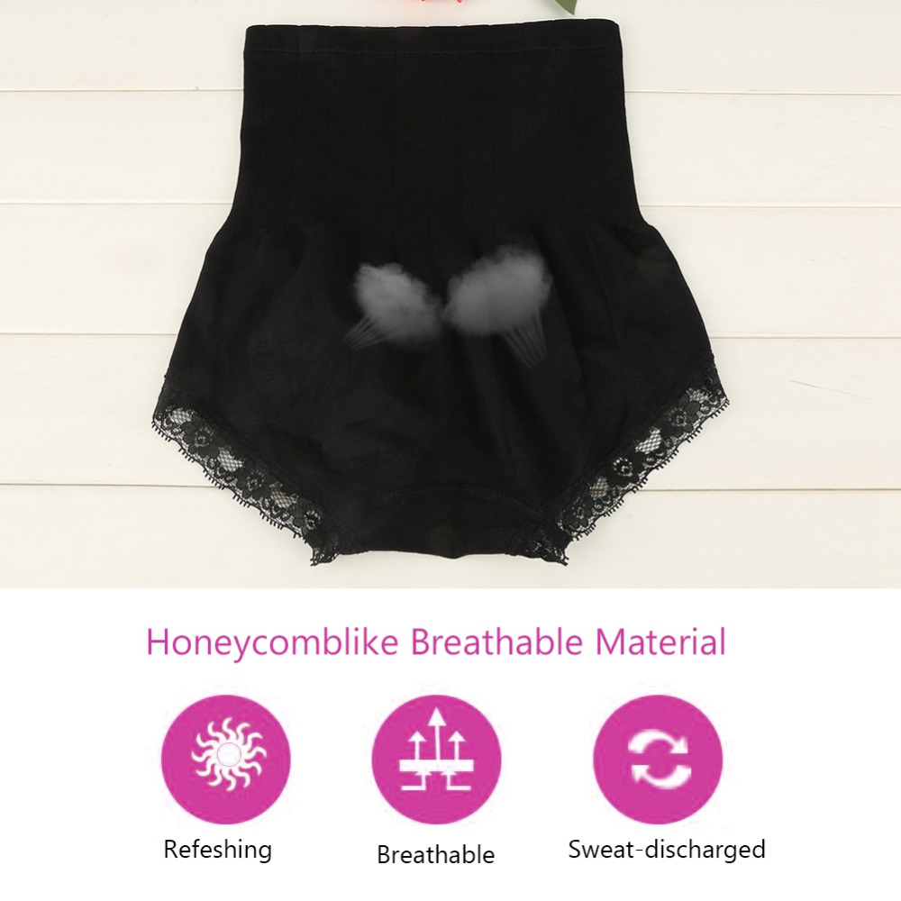 1Pc Shaping Tummy Bondage Corset High Waist Slimming Panty Waist Trainer Lace Pants Underwear