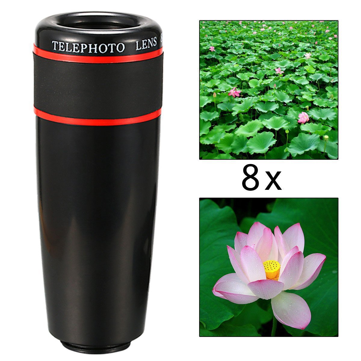 10 In 1 Universal Phone Camera Zoom Lens Telephoto Lens Wide Angle FishEye Tripod for iPhone Phones
