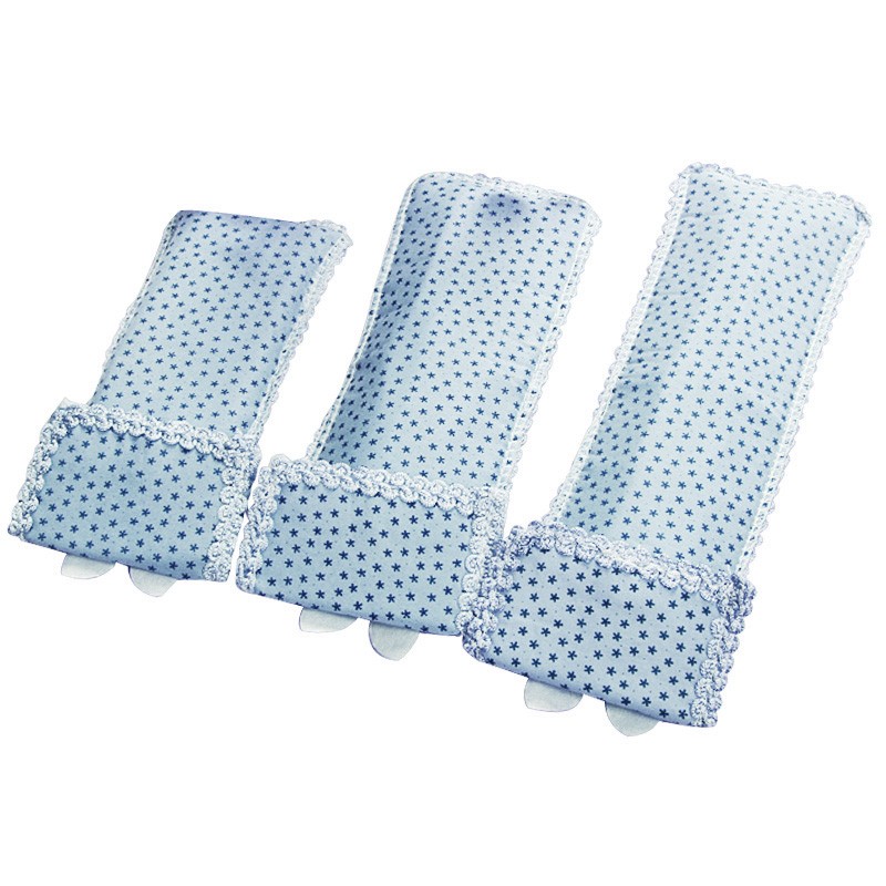3PCs Rural Fabric And Lace Video Home TV Air Condition Remote Controler Protector Case Cover