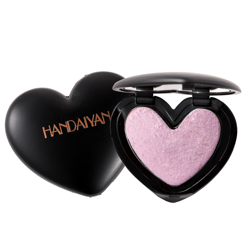 Beauty Makeup Shimmer Highlighter Face Cosmetics Pressed Powder Highlight Palette Brighten Skin