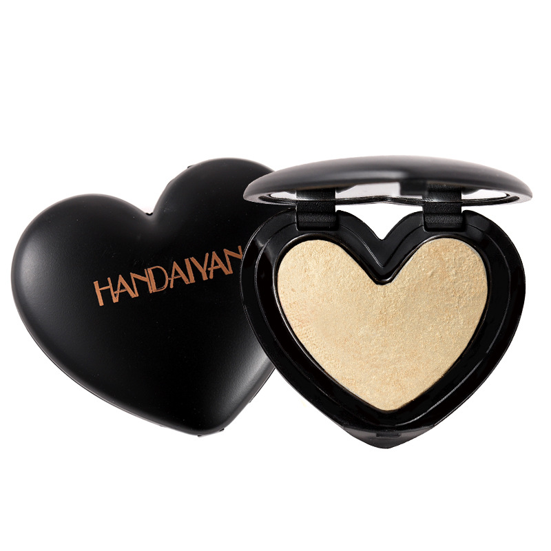 Beauty Makeup Shimmer Highlighter Face Cosmetics Pressed Powder Highlight Palette Brighten Skin