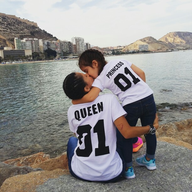 Couple Women T-shirts Printed Queen King Letter O Neck Short Sleeve Lovers Shirts