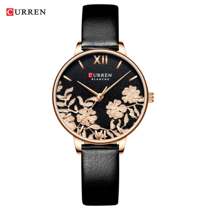 CURREN Women&apos;s Watches Top Brand Luxury Stainless Steel Strap Wristwatch Rose Clock Watch Sales