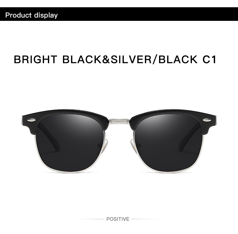 Classic Polarized Sunglasses Men Women Driving Square Style Sun GlassesDesign Square Frame