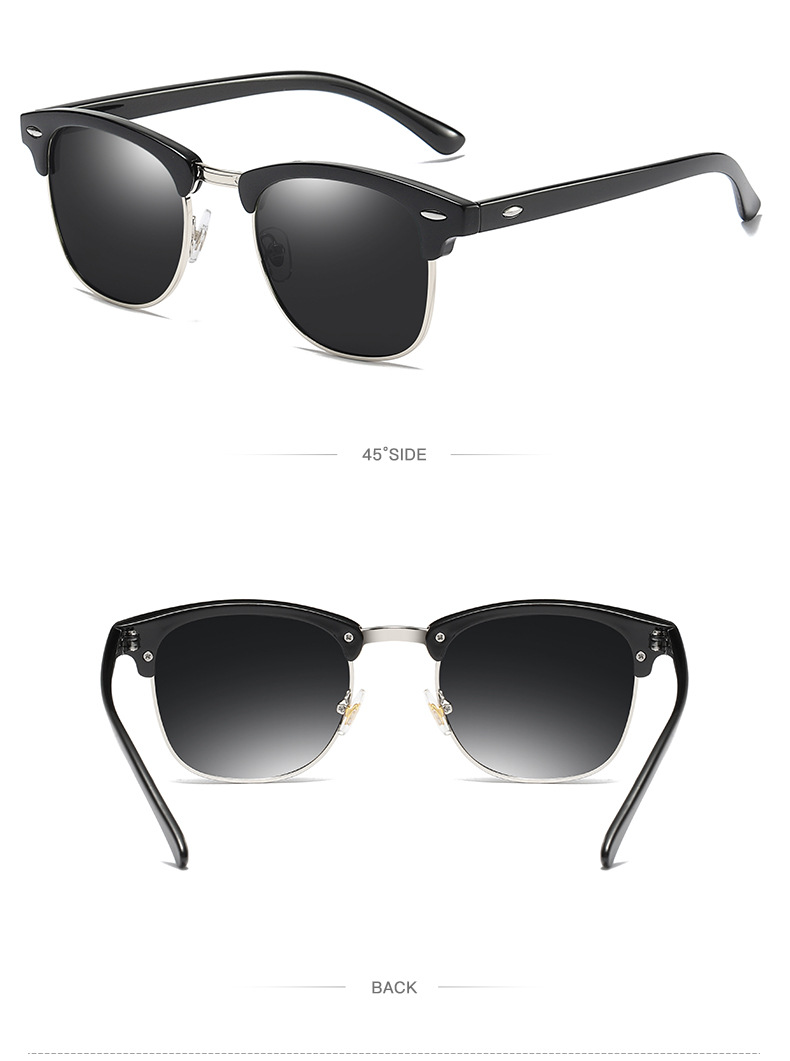 Classic Polarized Sunglasses Men Women Driving Square Style Sun GlassesDesign Square Frame