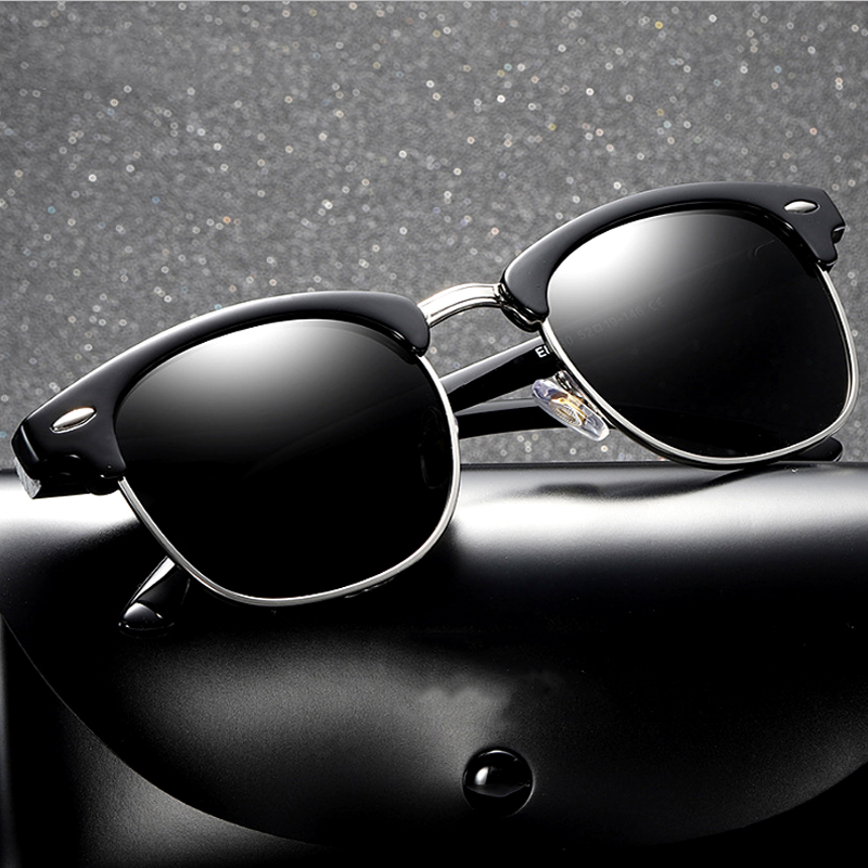 Classic Polarized Sunglasses Men Women Driving Square Style Sun GlassesDesign Square Frame