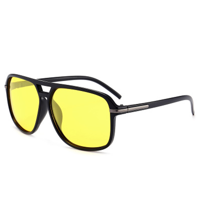 Fashion Sunglasses Men Polarized Sunglasses Men Driving Mirrors Coating Points Black Frame Eyewear