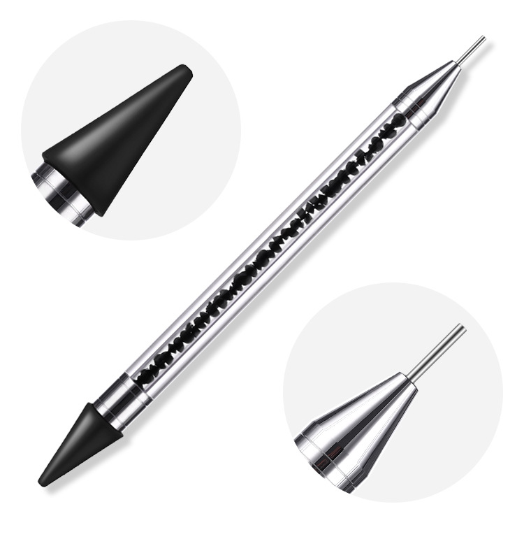1Pc Dual-ended Dotting Pen Picker Wax Pencil Acrylic Nail Art Tool Manicure Decor Handle Picker Wax