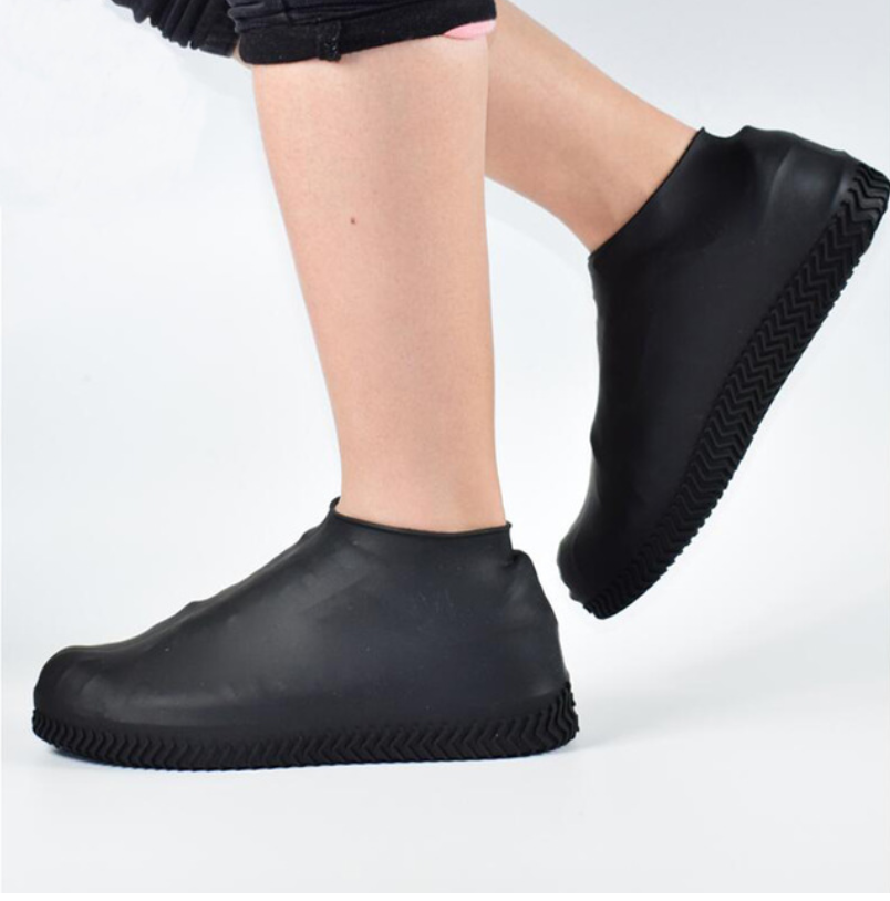 Waterproof Shoe Covers Silicone Material Unisex Shoes Protectors Rain Boots for Outdoor Rainy Days