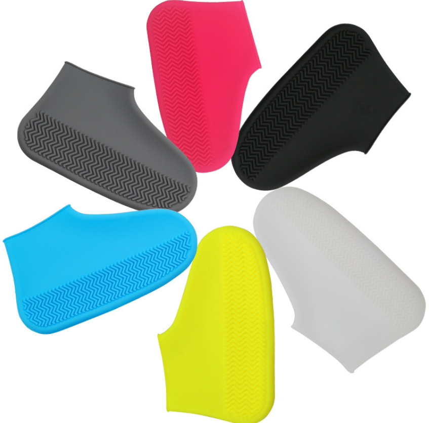 Waterproof Shoe Covers Silicone Material Unisex Shoes Protectors Rain Boots for Outdoor Rainy Days