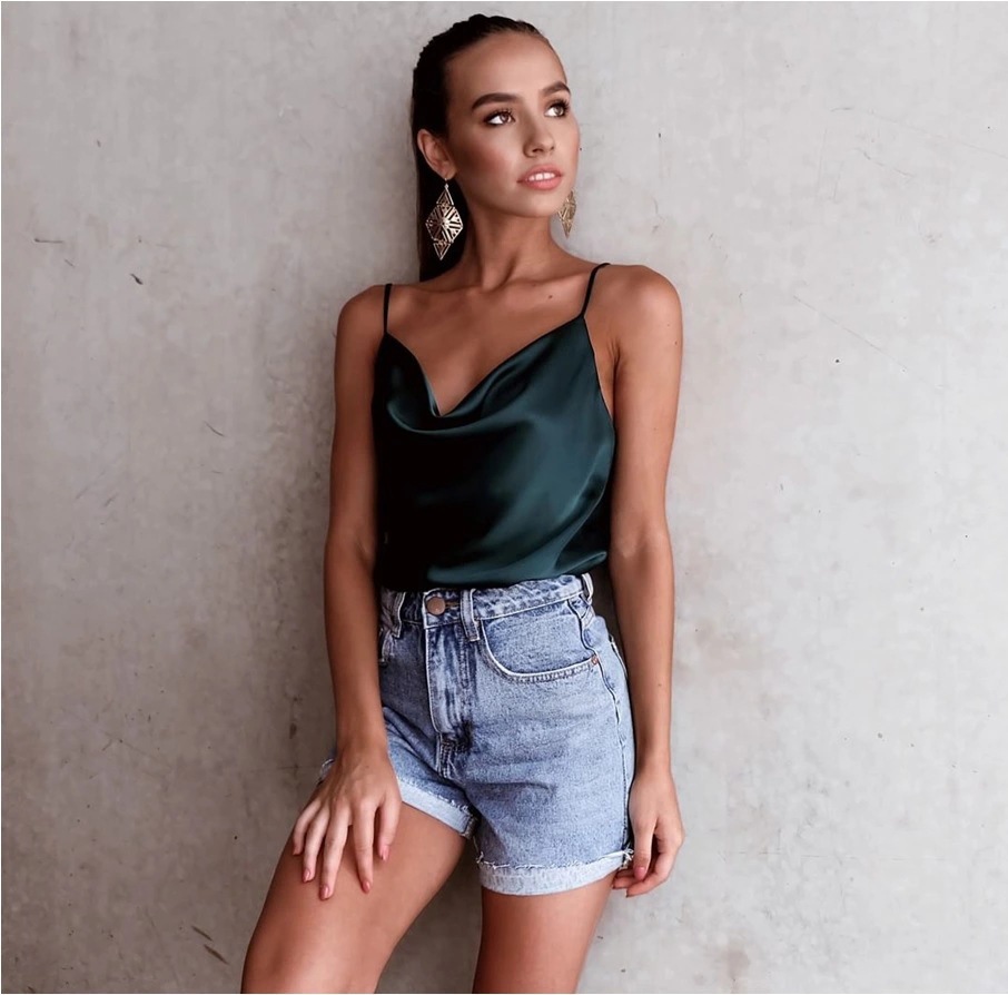 Women Vintage Tank Ladies Tops Sexy Night Camisole Milk Silk Baggy Streetwear Casual Vest Sleeveless