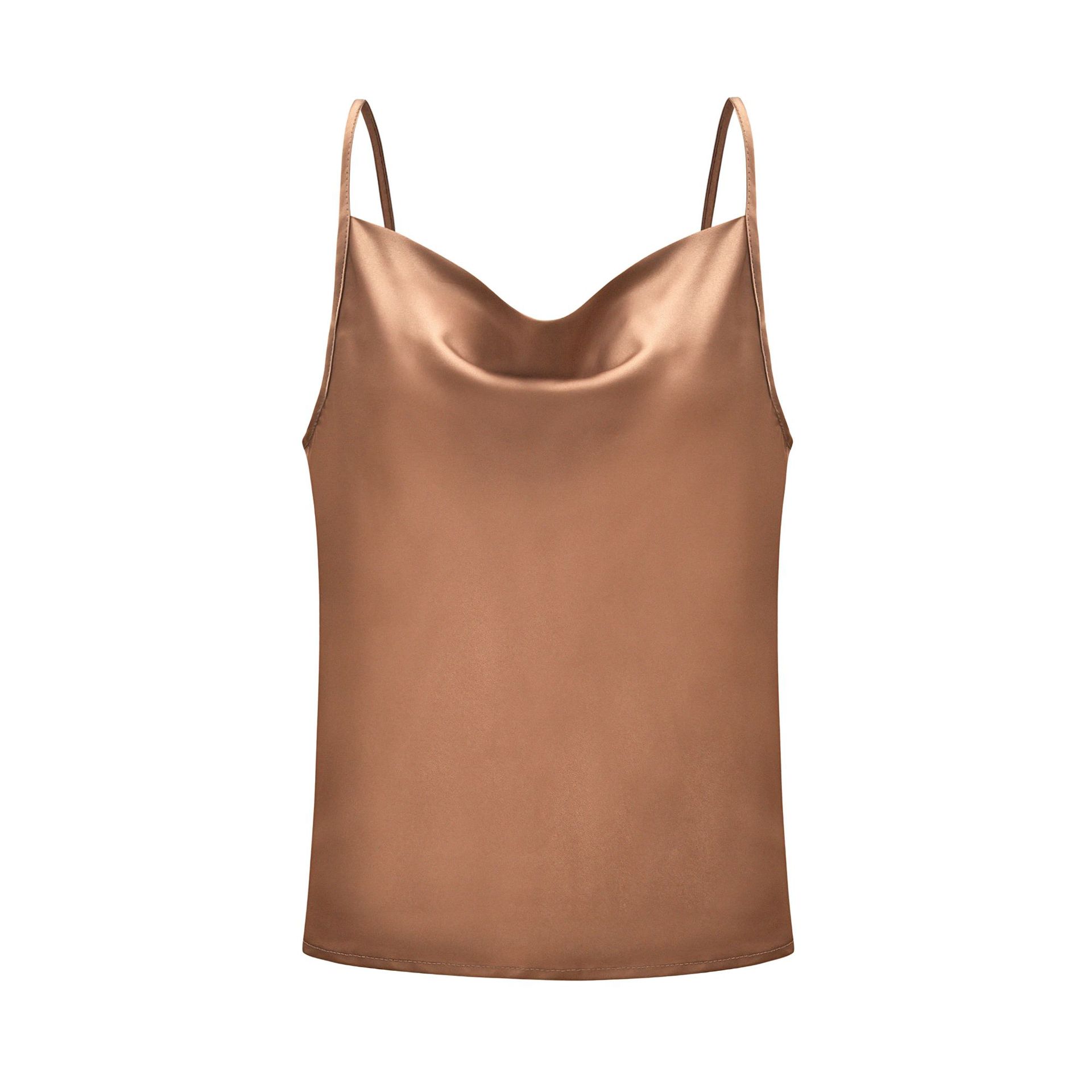 Women Vintage Tank Ladies Tops Sexy Night Camisole Milk Silk Baggy Streetwear Casual Vest Sleeveless