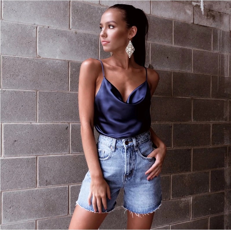 Women Vintage Tank Ladies Tops Sexy Night Camisole Milk Silk Baggy Streetwear Casual Vest Sleeveless