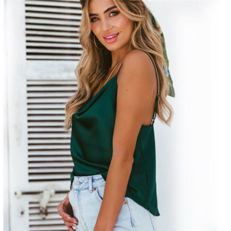 Women Vintage Tank Ladies Tops Sexy Night Camisole Milk Silk Baggy Streetwear Casual Vest Sleeveless