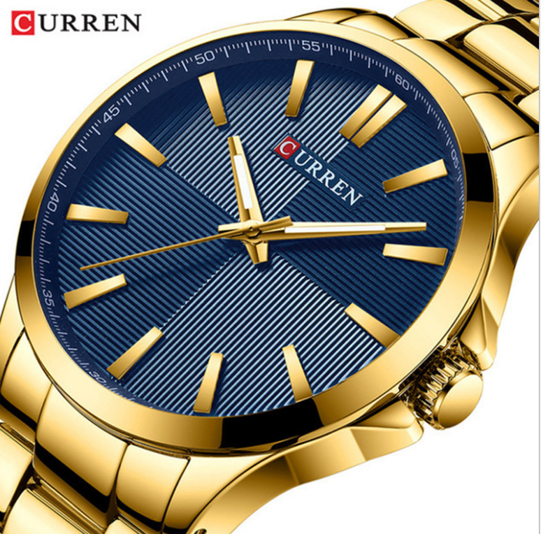 CURREN Men&apos;s Watches Men Fashion Watch Luxury Stainless Steel Band  Wristwatch Business Clock Sales