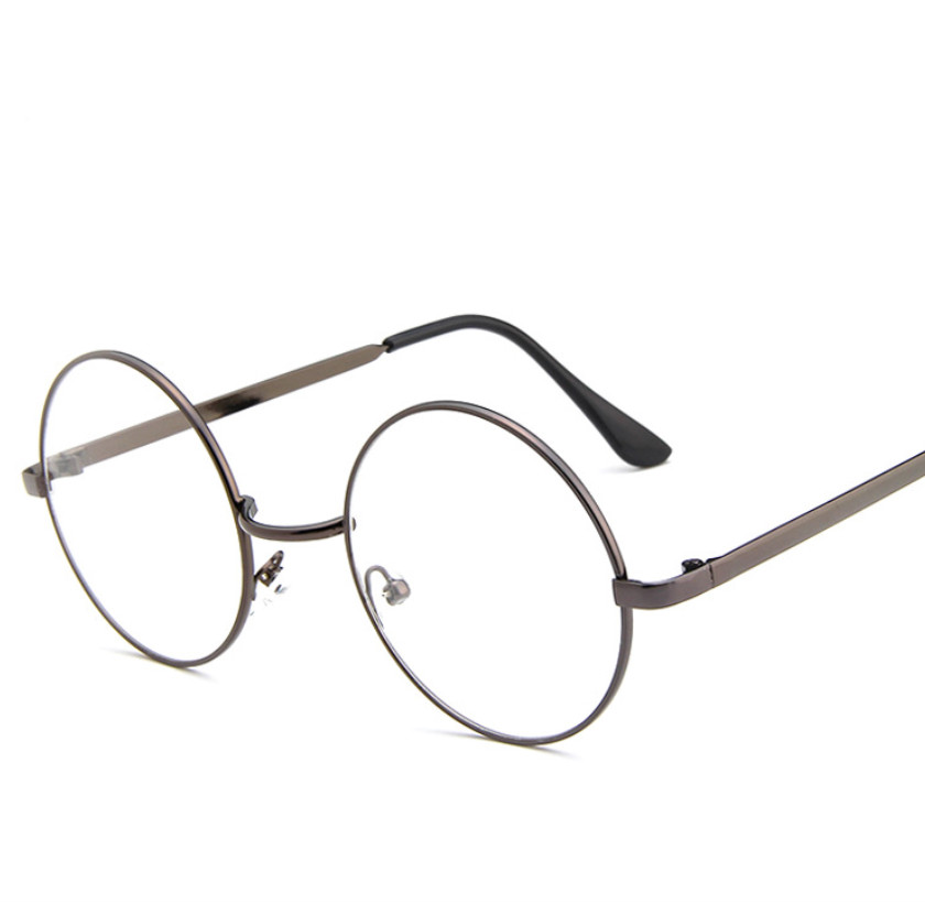 Women Men Round Spectacle Glasses Frames Glasses With Clear Glass Optical Frame Transparent Glasses