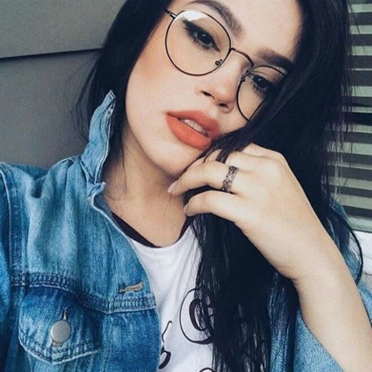 New Designer Women Glasses Optical Frames Metal Round Glasses Frame Clear lens Eyeware Silver Gold
