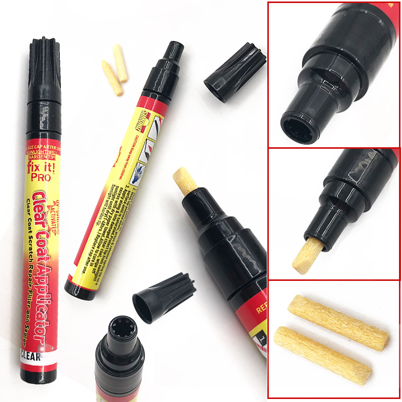 Car Painting Pen Fix It PRO Clear Coat Application For Car Scratch Repair Remover Filler Sealer