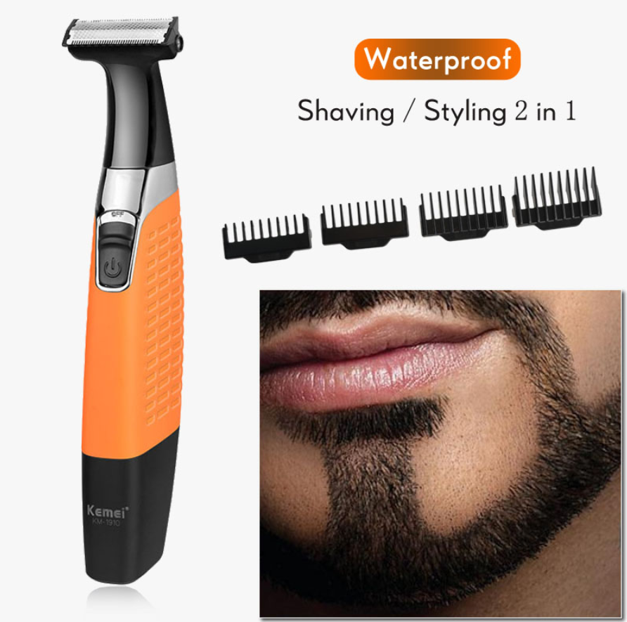 Kemei Rechargeable Electric Shaver Beard Shaver Electric Razor Body Trimmer Shaving Machine