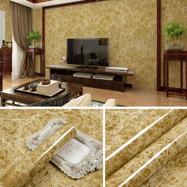 Marble Vinyl Film Self Adhesive Waterproof Wallpaper for Bathroom Kitchen Cupboard PVC Wall Stickers
