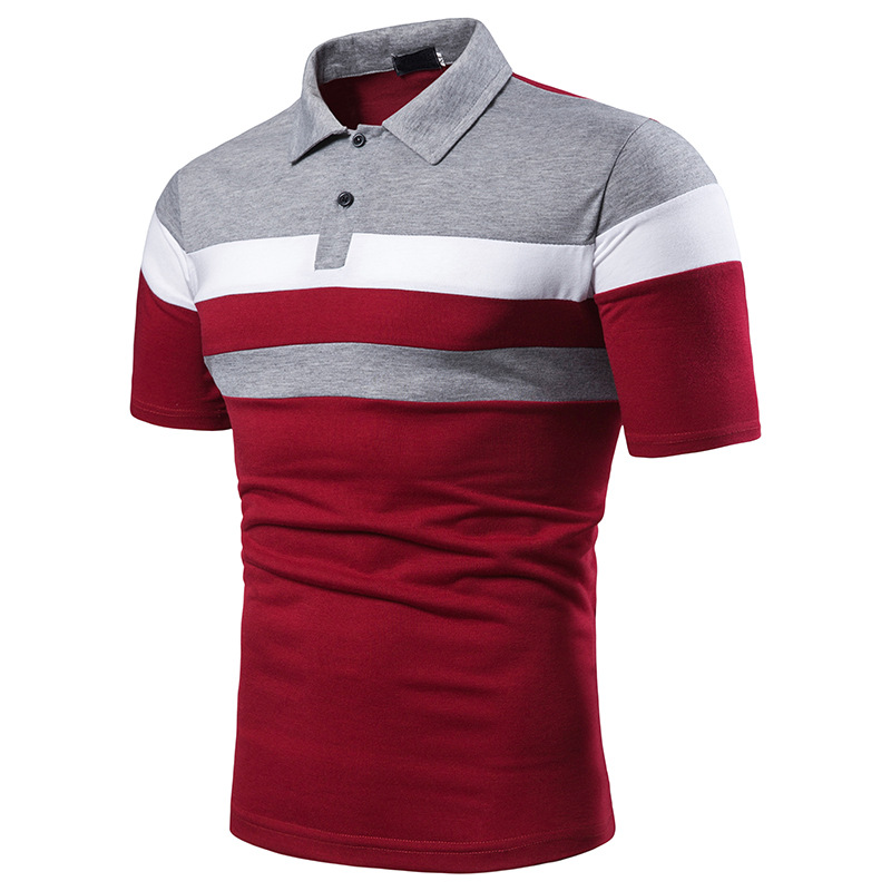 New Arrival Men Striped Polos Slim Fit Short Sleeve Clothing Summer Streetwear Casual Men T-Shirts