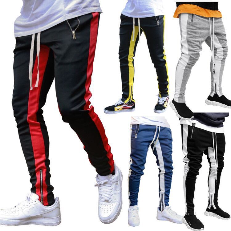 New Jogging Pants Men Striped Sport Sweatpants Running Pants GYM Pants Trackpants Fitness Trousers