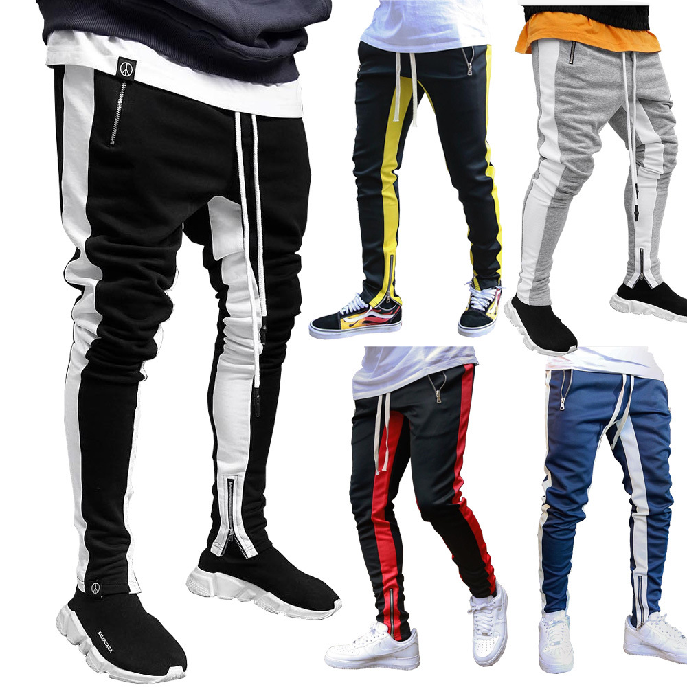 New Jogging Pants Men Striped Sport Sweatpants Running Pants GYM Pants Trackpants Fitness Trousers