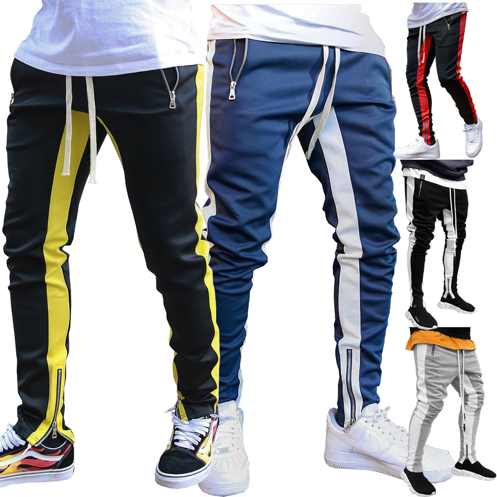New Jogging Pants Men Striped Sport Sweatpants Running Pants GYM Pants Trackpants Fitness Trousers