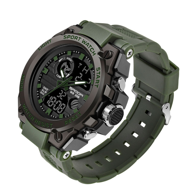 SANDA Sports Men&apos;s Watches Top Brand Luxury Military Digital Watches Waterproof S Shock Clock Sales