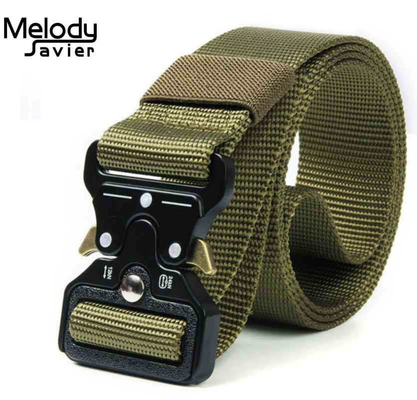 New Tactical Belts Military High Quality Nylon Men Training Belt Metal Multifunctional Buckle Belts